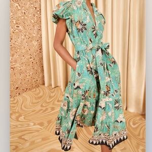 Ulla Johnson Otillie Dress Seafoam 6